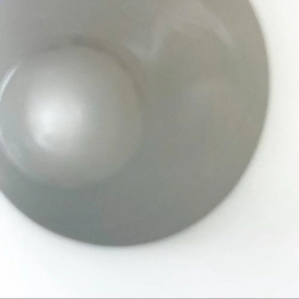 Porcelain Pottery Iris Floral Vase Made in Japan raised white paint outline 6” - Picture 9 of 9